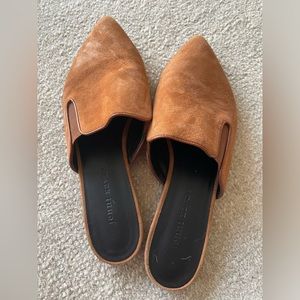 Jenni Kayne Suede Mule in Saddle